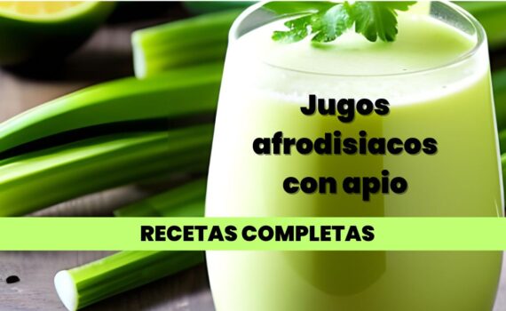 Jugos afrodisiacos con apio